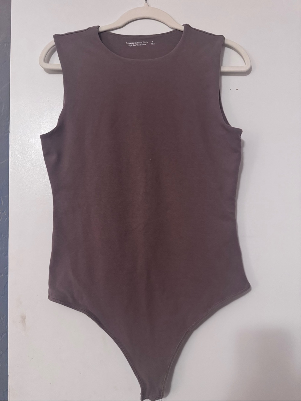 Abercrombie & Fitch Soft A&F Collection Brown Sleeveless One-Piece Bodysuit